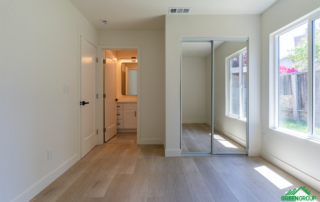 Are Closet Walls Load Bearing? Image of a bedroom closet wall.