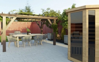 backyard shower ideas